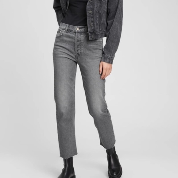 GAP Jeans Cheeky Straight High Rise Women’s 28 6R Regular -worn only a few times - Picture 5 of 6
